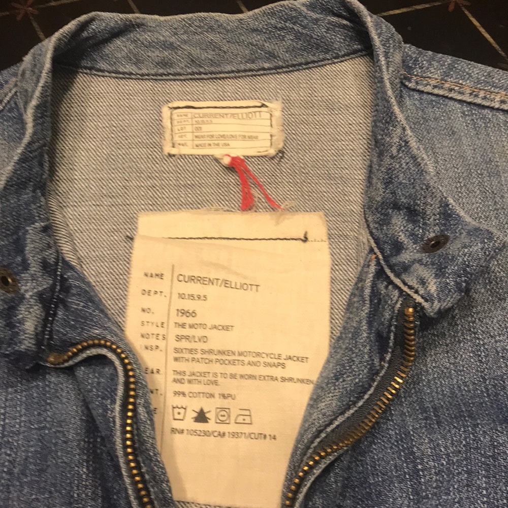 Current/Elliot denim jacket - Picture 2 of 3